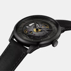 Chemin Des Tourelles Unisex Automatic Grey Dial Analog Leather Watch T1398363644100