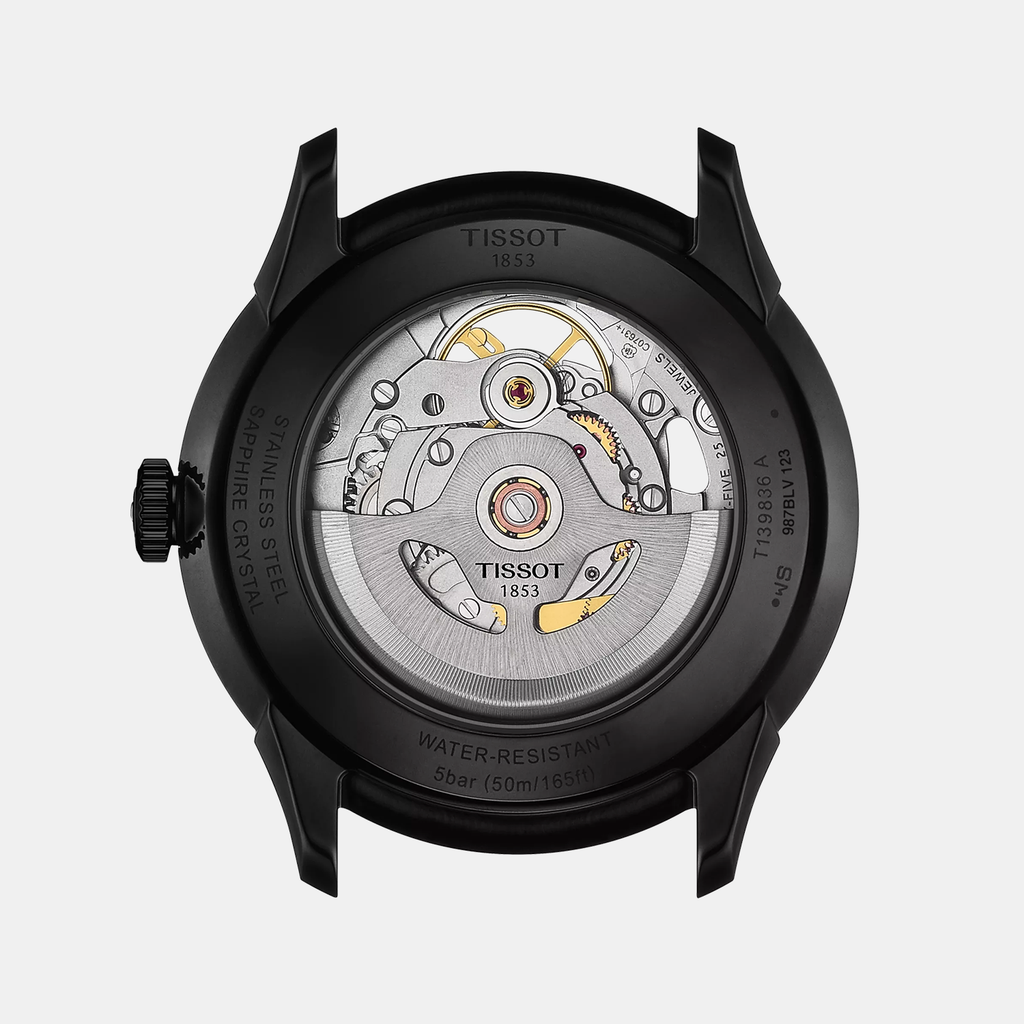 Tissot Unisex Round Gunmetal watch