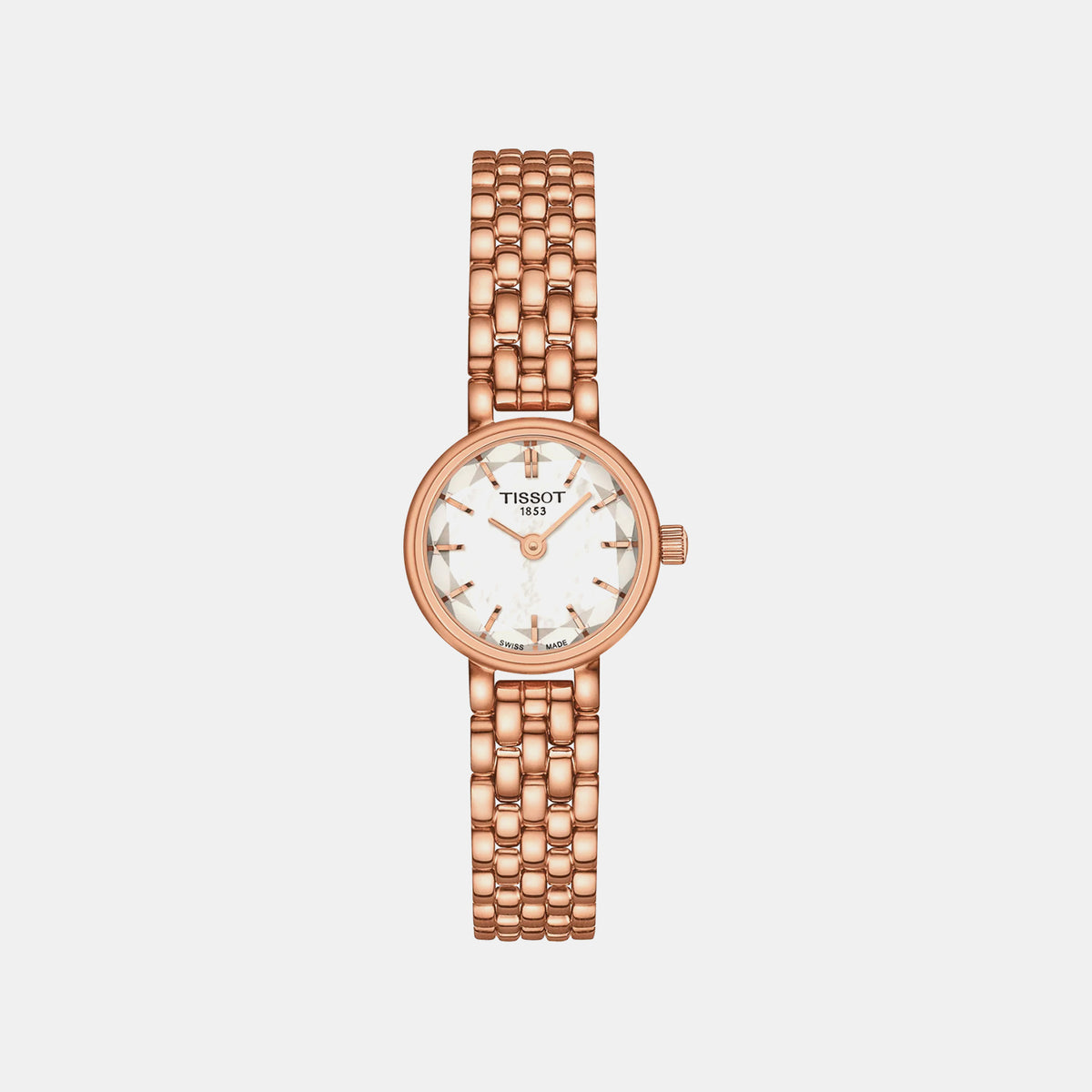 T-Classic Women Quartz Mother Of Pearl Dial Analog Stainless Steel Watch T1400093311100