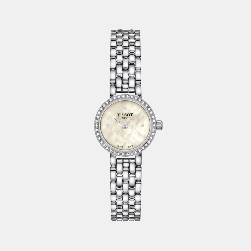 Lovely Women Quartz Mother Of Pearl Dial Analog Stainless Steel Watch T1400096111600