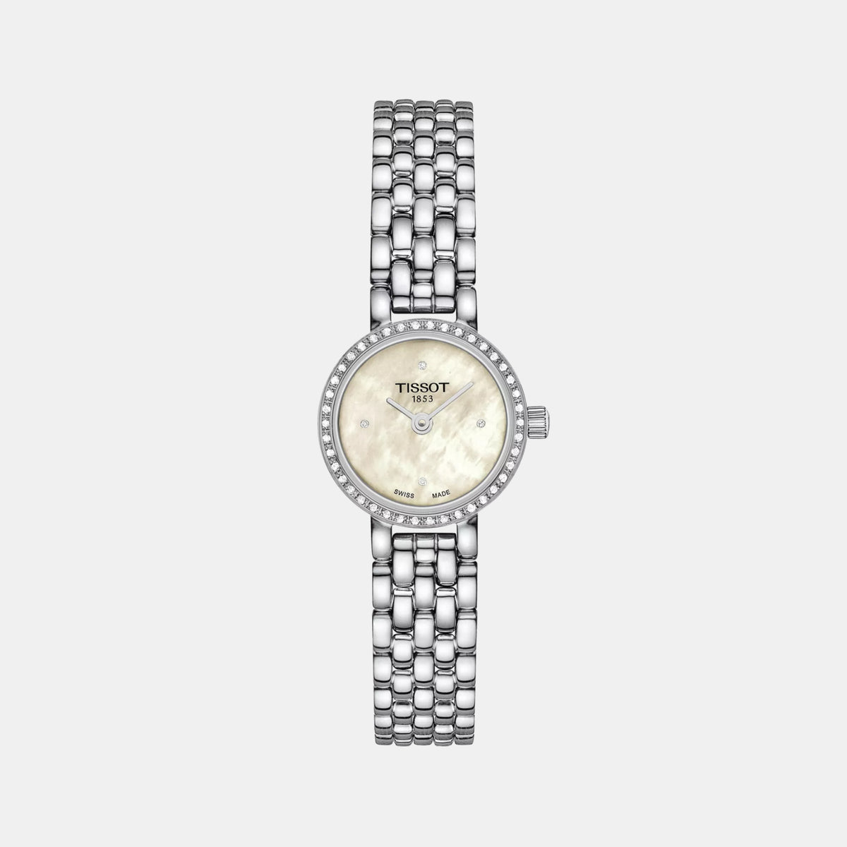 Lovely Women Quartz Mother Of Pearl Dial Analog Stainless Steel Watch T1400096111600