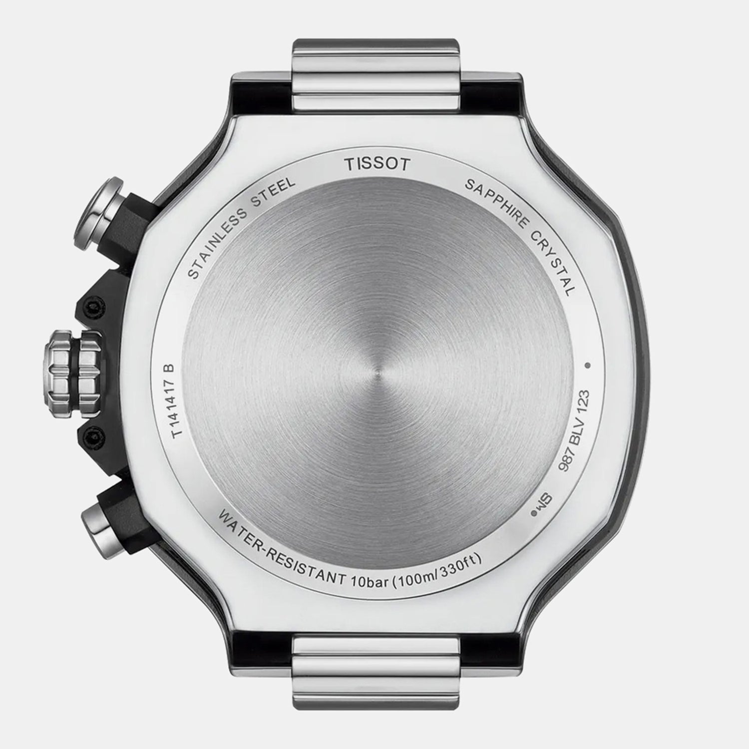 T-Race Men Quartz Black Dial Chronograph Steel Watch T1414171105101