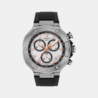 T-Race Men Quartz White Dial Chronograph Silicone Watch T1414171701100