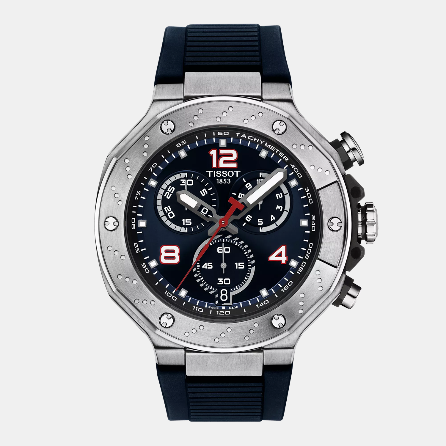 Tissot Round Blue Chronograph watch