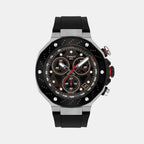 T-Race MotoGP Men Quartz Dark Grey Dial Chronograph Silicone Watch T1414172708100