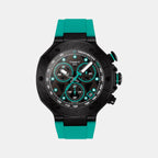 T-Race Men Quartz Black Dial Chronograph Silicone Watch T1414173705101