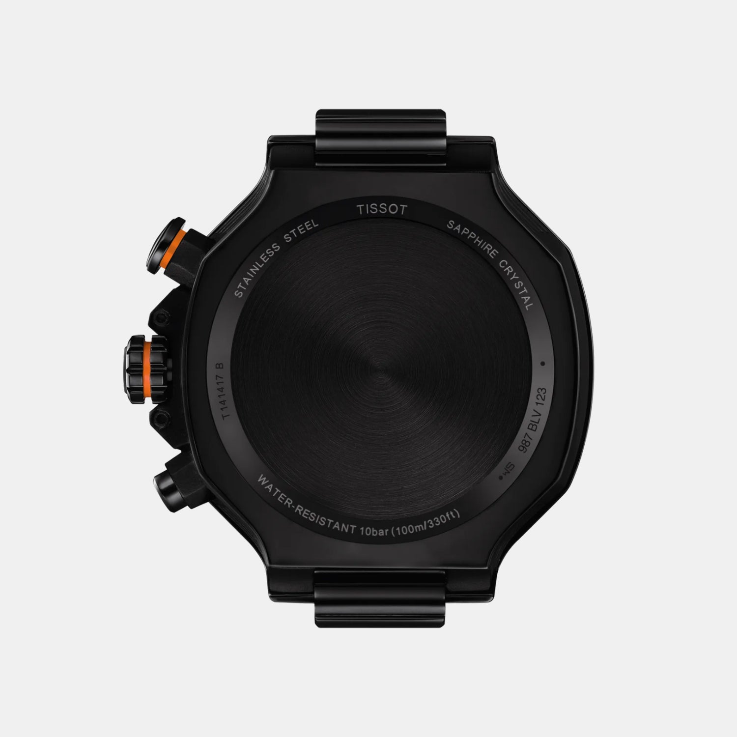 T-Race Men Quartz Black Dial Chronograph Silicone Watch T1414173705102