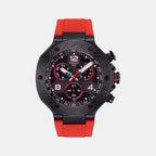 T-Race MotoGP Men Quartz Black Dial Chronograph Silicone Watch T1414173705701