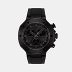 T-Race Men Quartz Dark Grey Dial Chronograph Silicone Watch T1414173706100