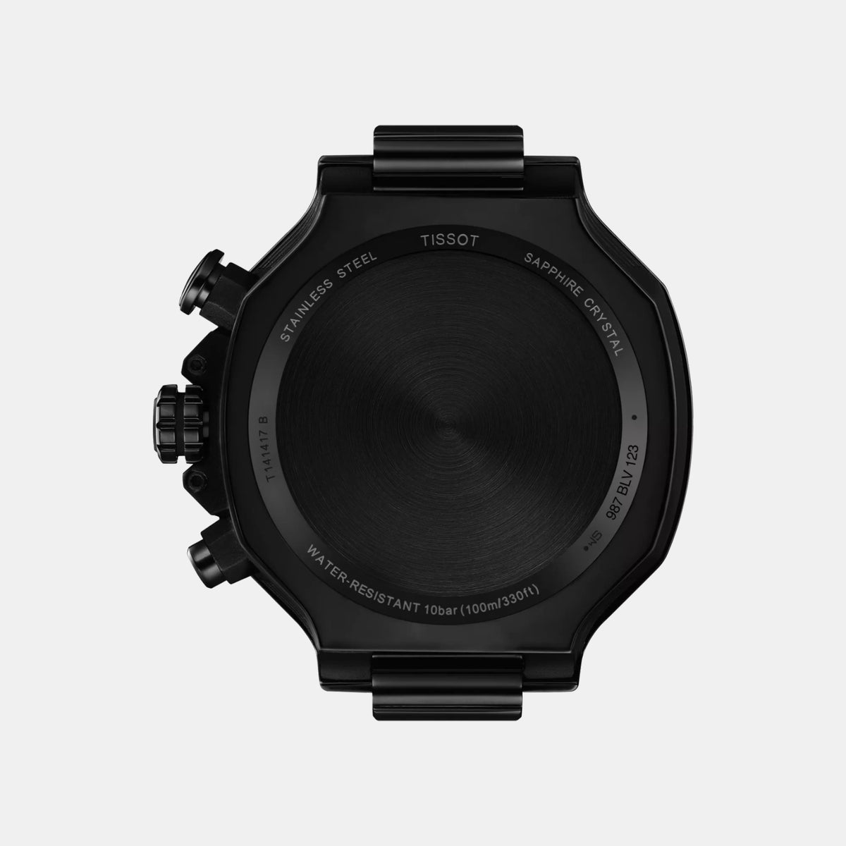 T-Race Men Quartz Grey Dial Chronograph Silicone Watch T1414173706100