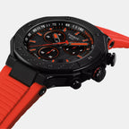 T-Race Men Quartz Grey Dial Chronograph Silicone Watch T1414173706101