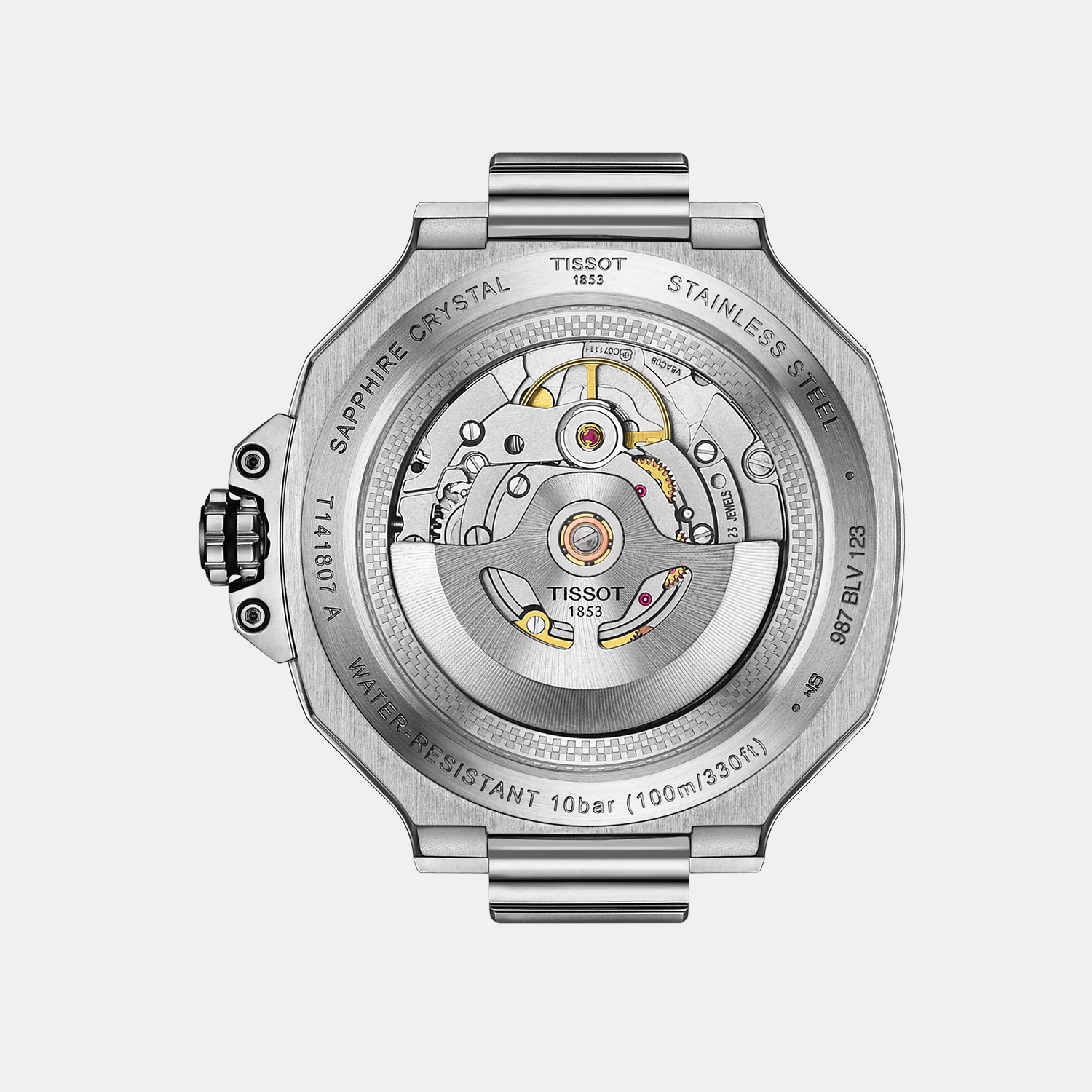 Tissot Men Round Black watch