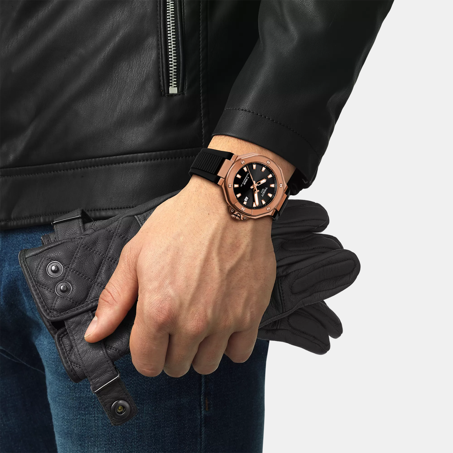 Tissot Silicone Black watch