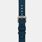 Sport Women Quartz Blue Dial Analog Silicone Watch T1418171704100