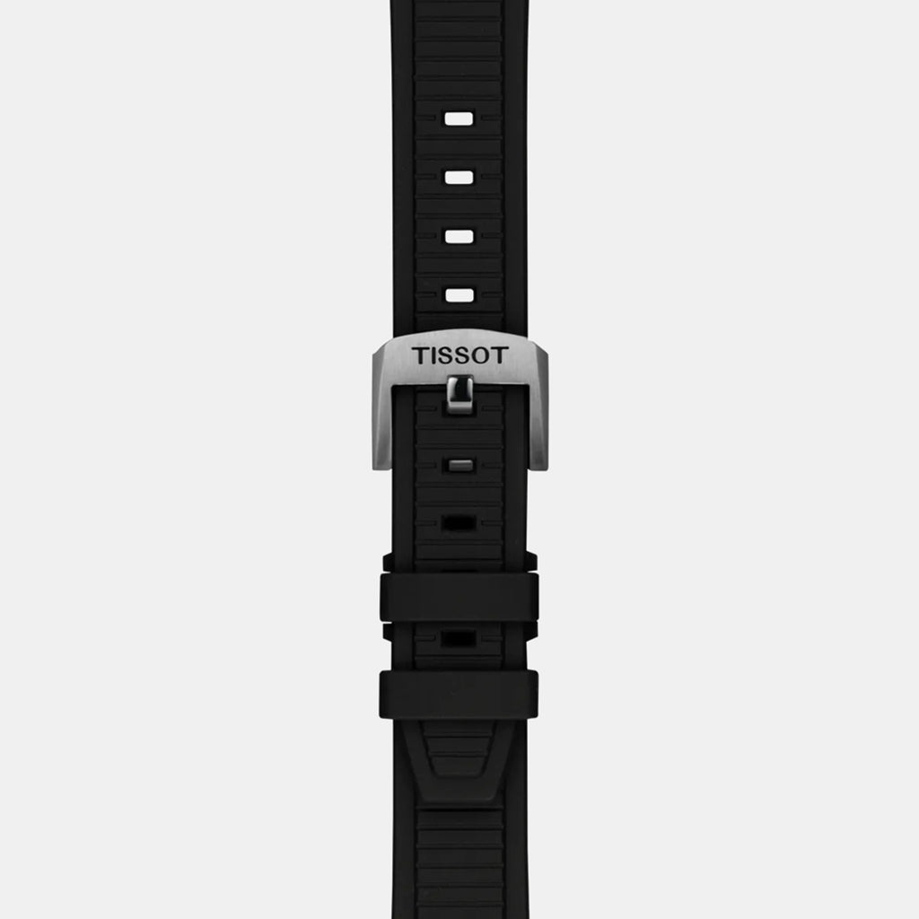 Men Quartz Black Dial Analog Synthetic Watch T1418171705100