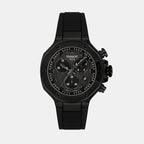 T-Race Men Chronograph Black Dial Quartz Silicone Watch T1418173705100