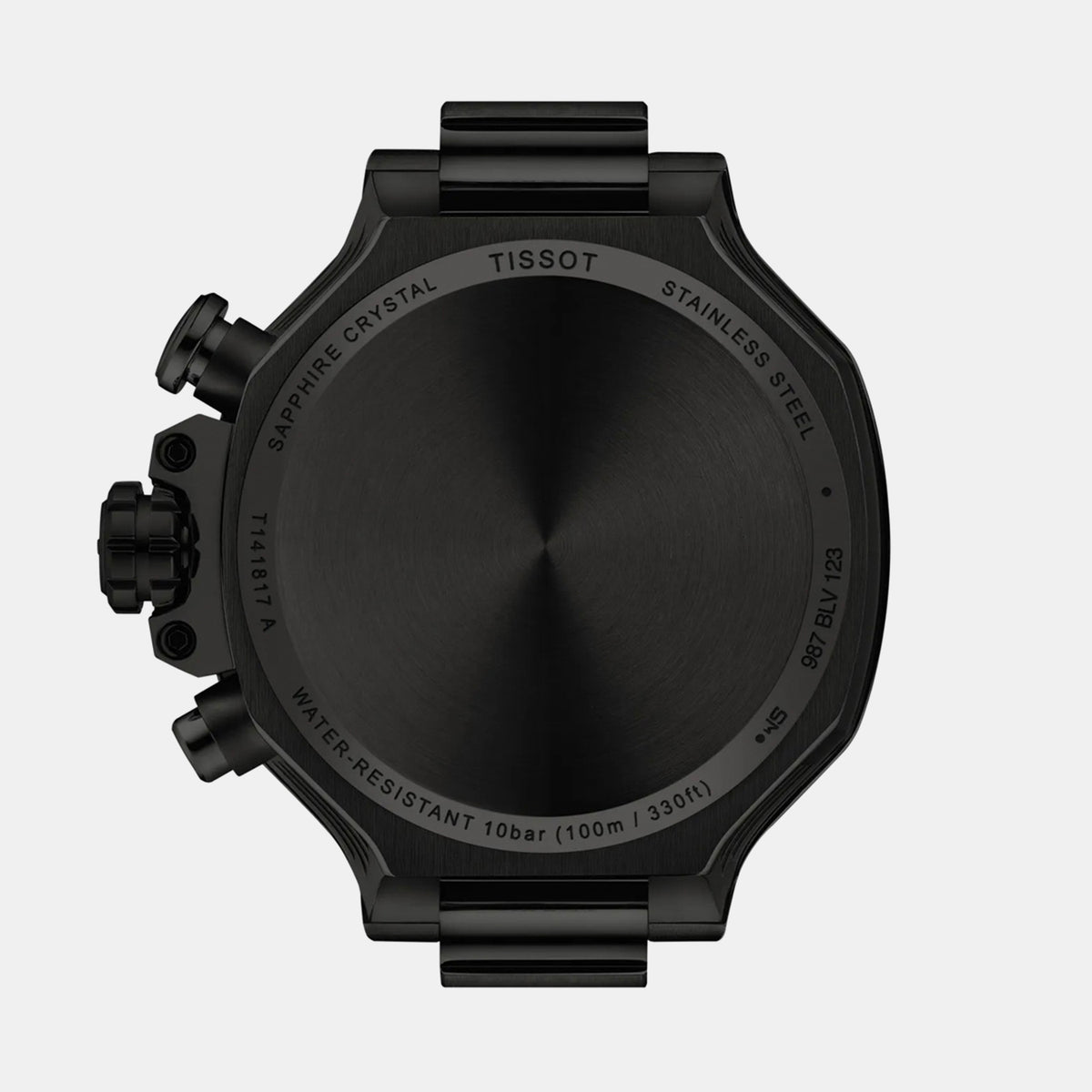 T-Race Unisex Quartz Black Dial Analog Silicone Watch T1418173705100