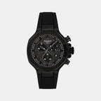 T-Race Men Quartz Black Dial Analog Silicone Watch T1418173705100