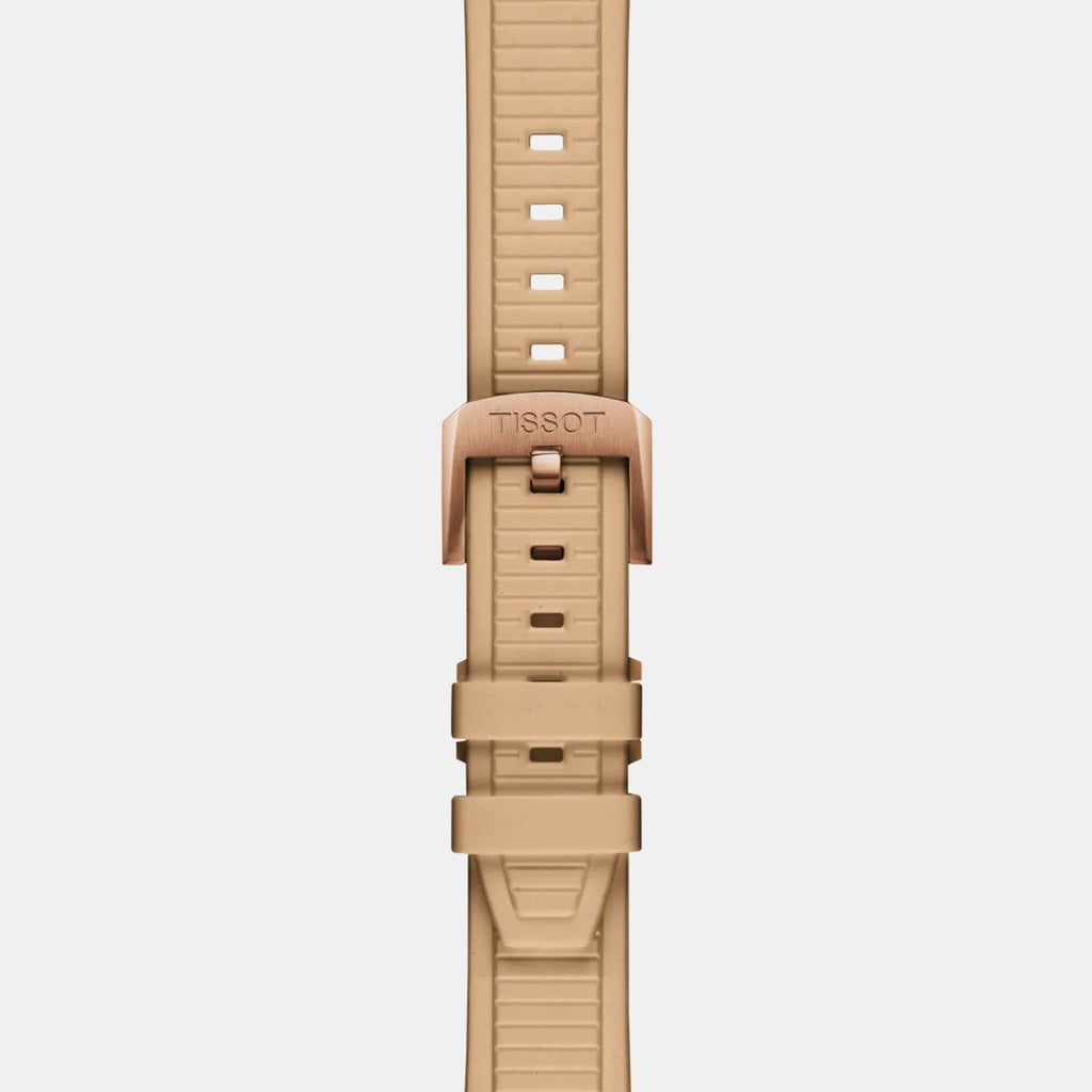 T-Race Men Quartz Nude Dial Analog Silicone Watch T1418173750100