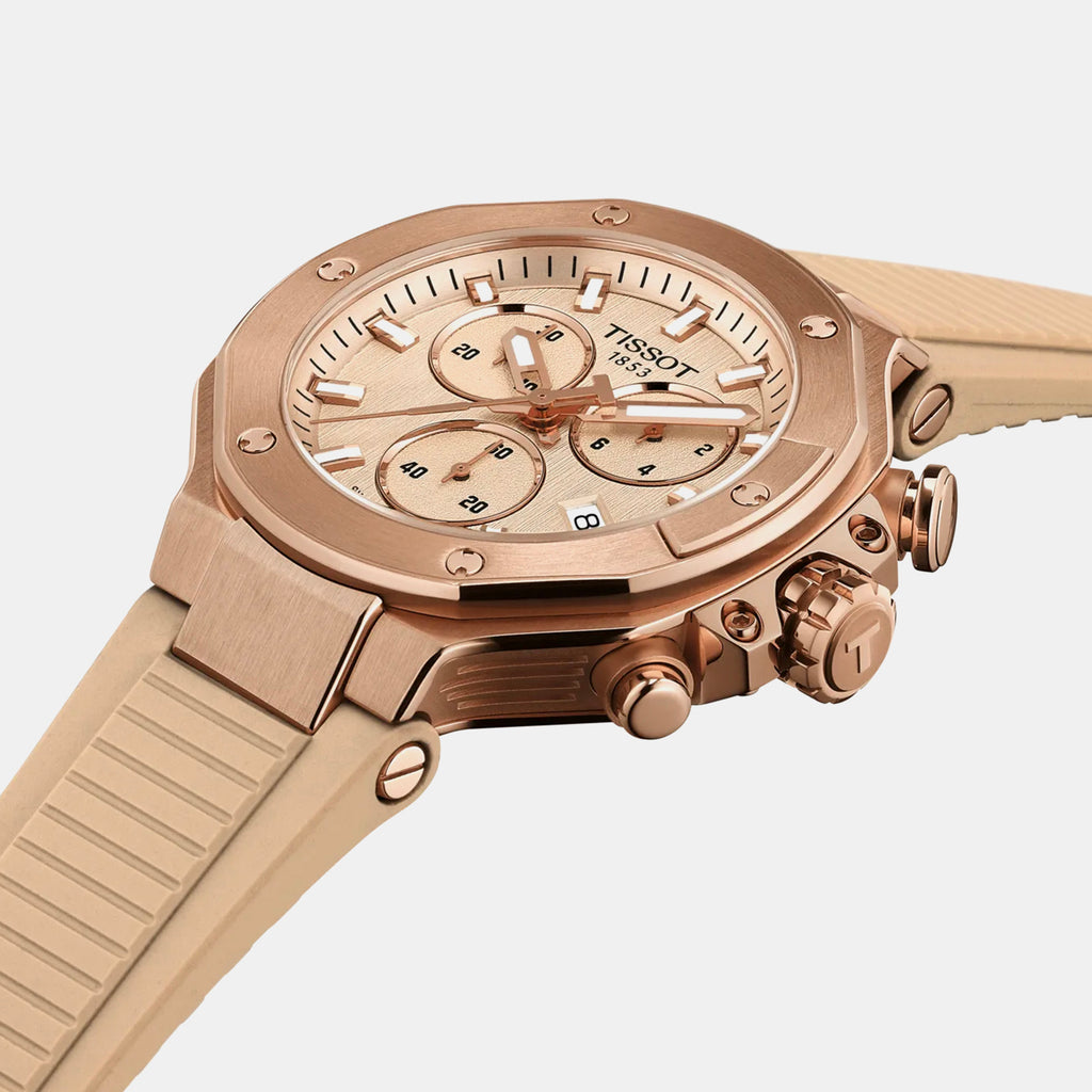 T-Race Men Quartz Nude Dial Analog Silicone Watch T1418173750100