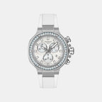 T-Race Unisex Quartz Mother Of Pearl Dial Chronograph Silicone Watch T1418179711100