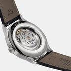 Heritage Men Automatic Silver Dial Analog Leather Watch T1424641603200