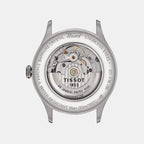 Heritage Men Automatic Silver Dial Analog Leather Watch T1424641603200