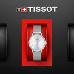 Everytime Women Quartz White Dial Analog Mesh Watch T1432101101100