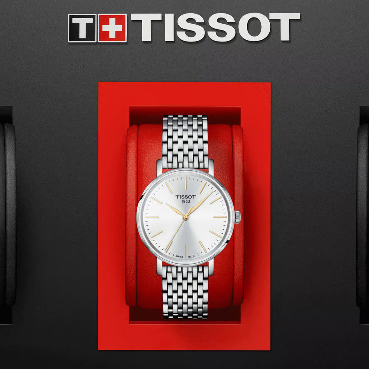 Everytime Unisex Quartz White Dial Analog Stainless Steel Watch T1432101101101