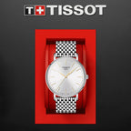 Everytime Men Quartz White Dial Analog Stainless Steel Watch T1434101101101