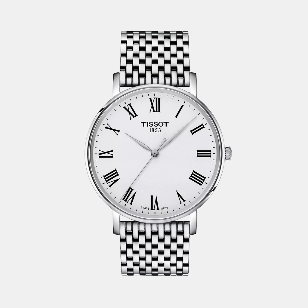 Tissot Round Silver Analog watch