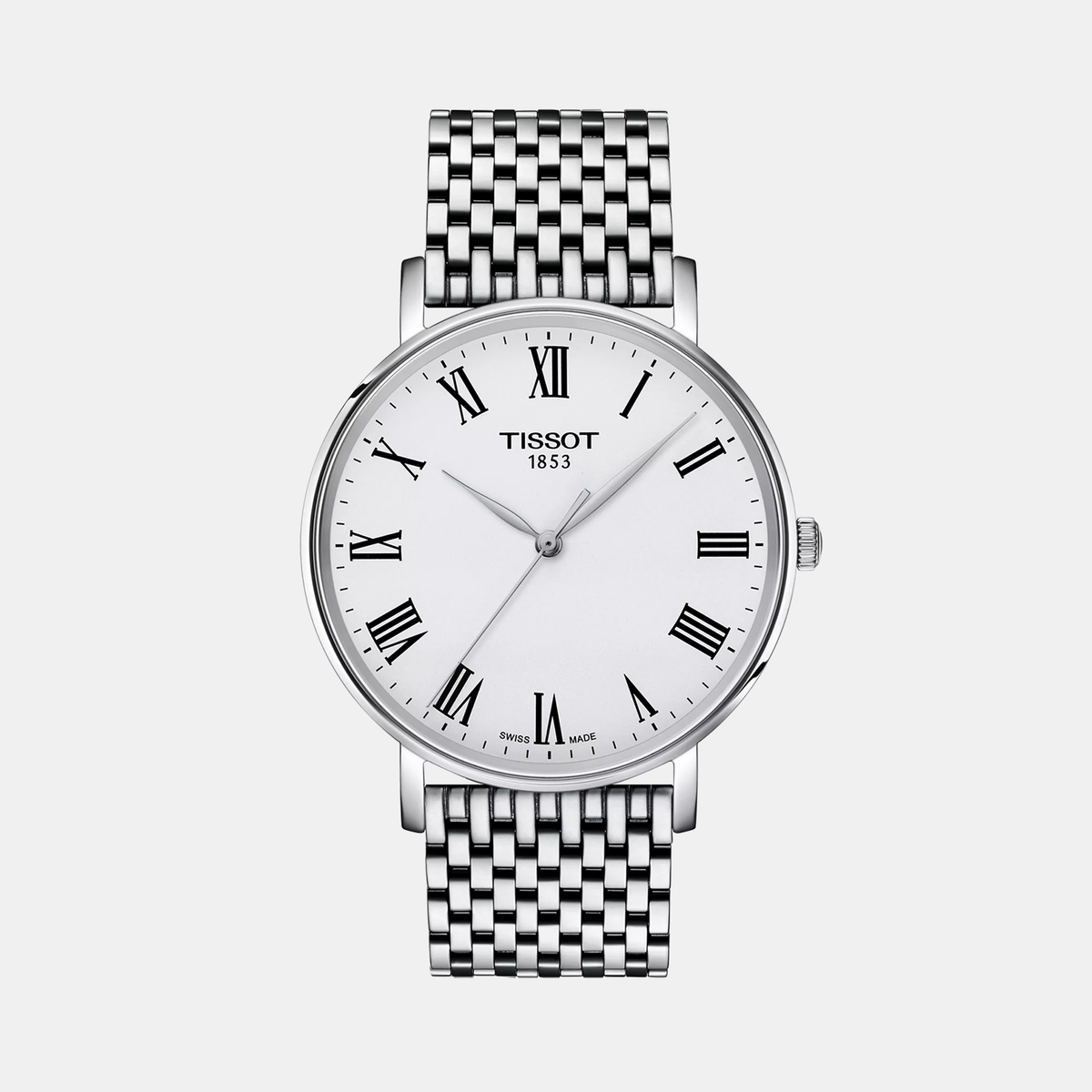 Tissot Round Silver Analog watch