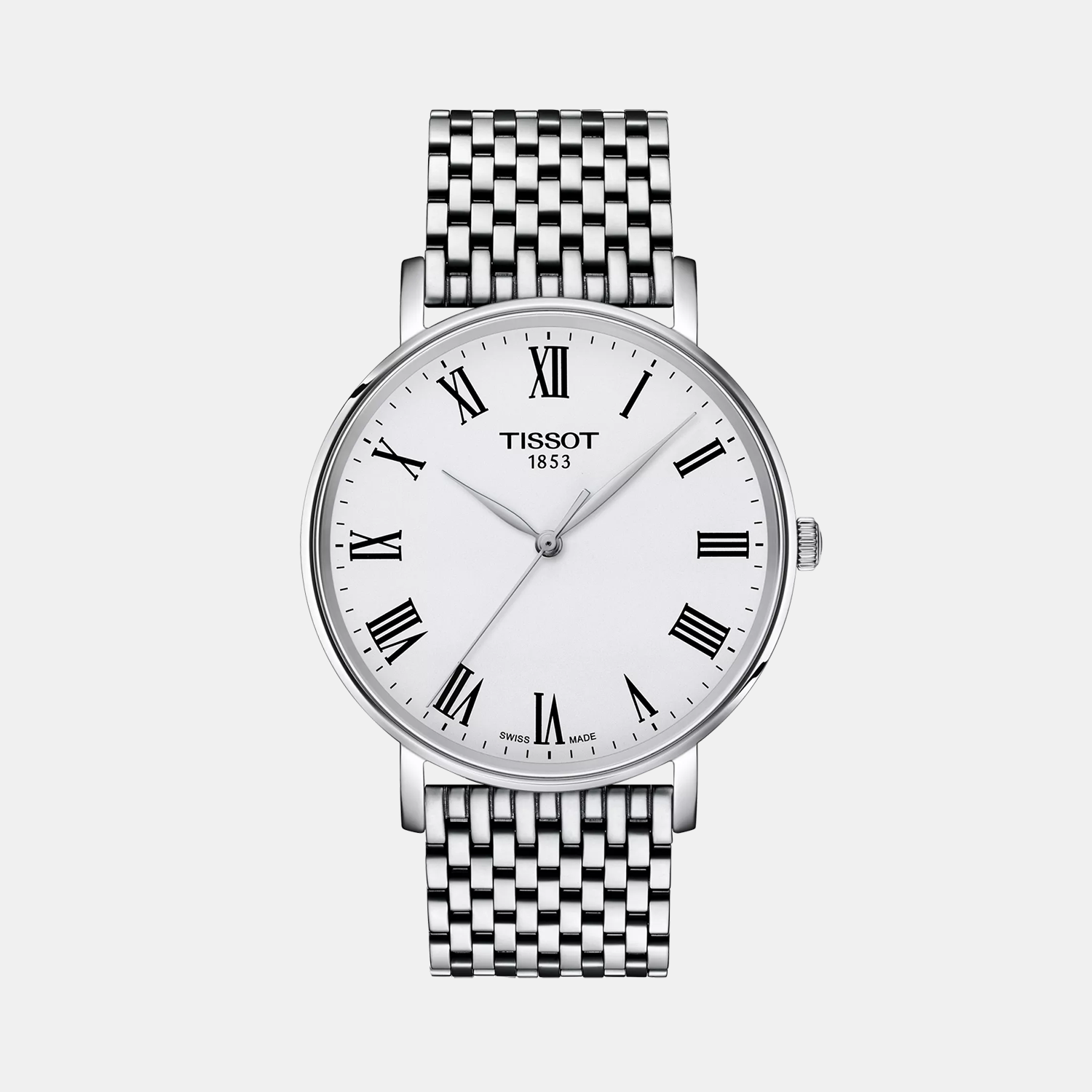 Tissot Round Silver Analog watch