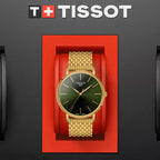 Everytime Men Quartz Green Dial Analog Stainless Steel Watch T1434103309100