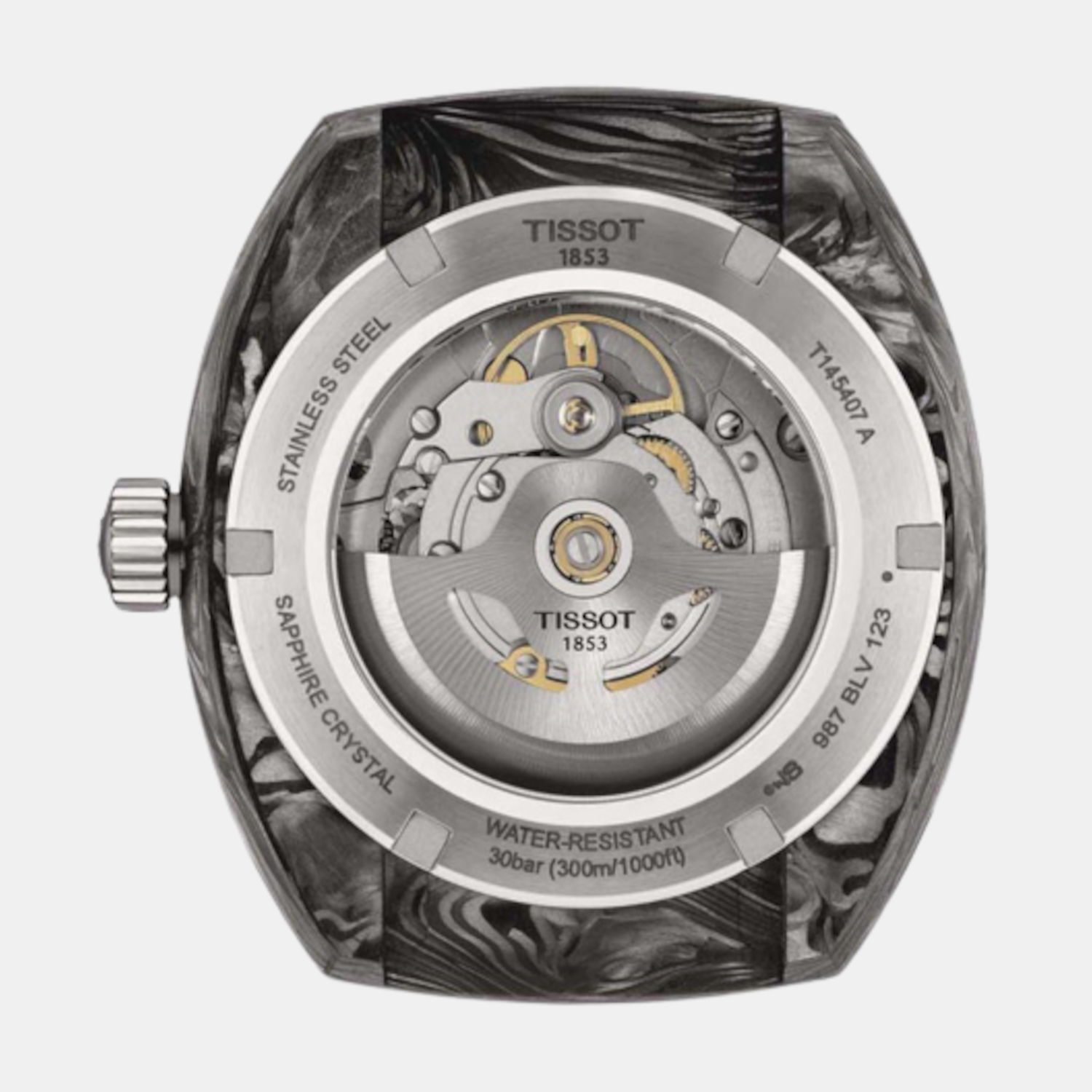 Tissot Unisex Tonneau Black watch