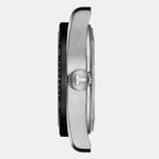 Men Automatic White Dial Analog Stainless Steel Watch T1494071103100
