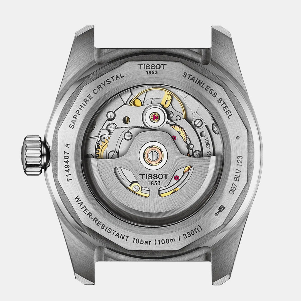Men Automatic Multicolour Dial Analog Stainless Steel Watch T1494071104100