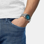Men Automatic Multicolour Dial Analog Stainless Steel Watch T1494071104100
