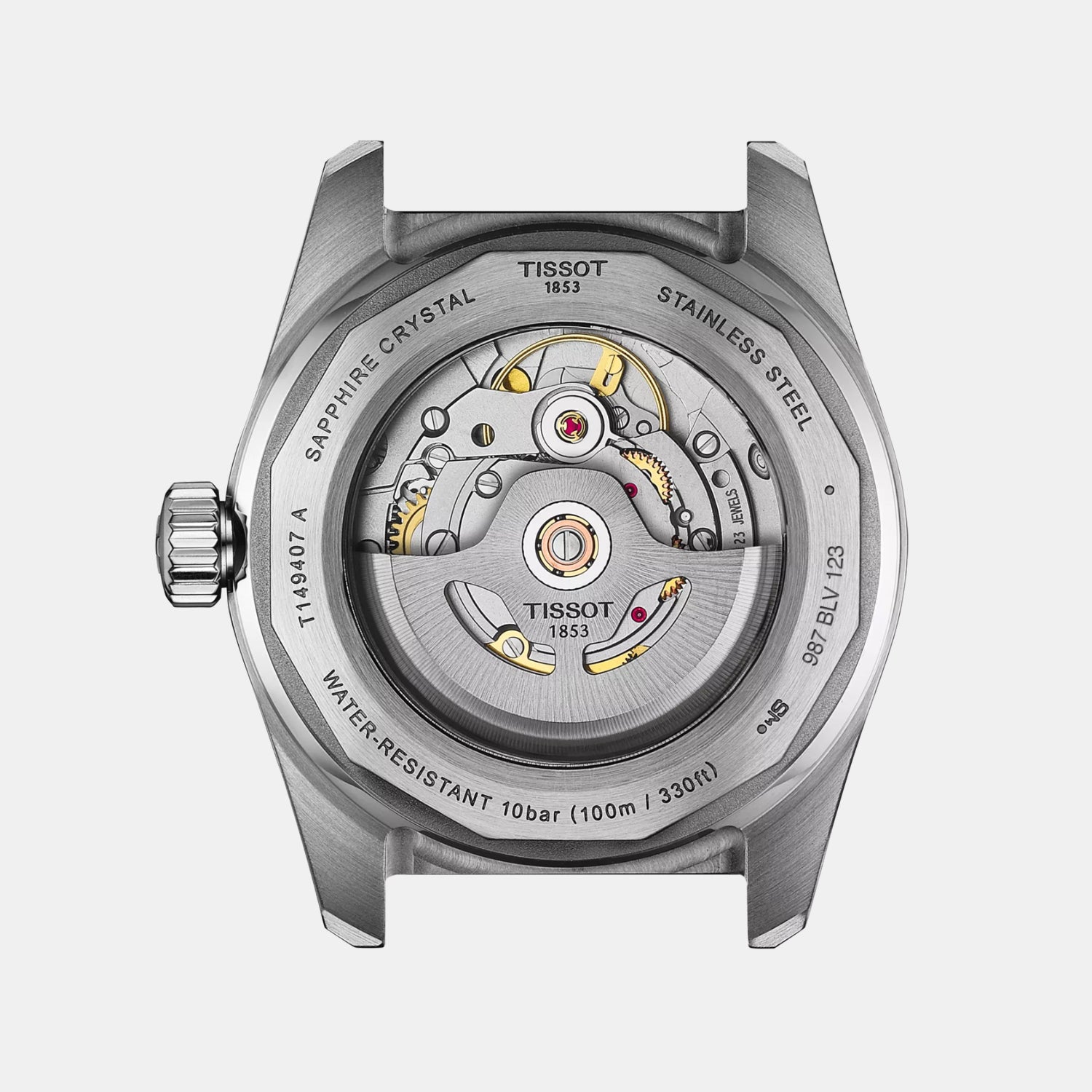 PR 516 Men Automatic Black Dial Analog Leather Watch T1494071605100