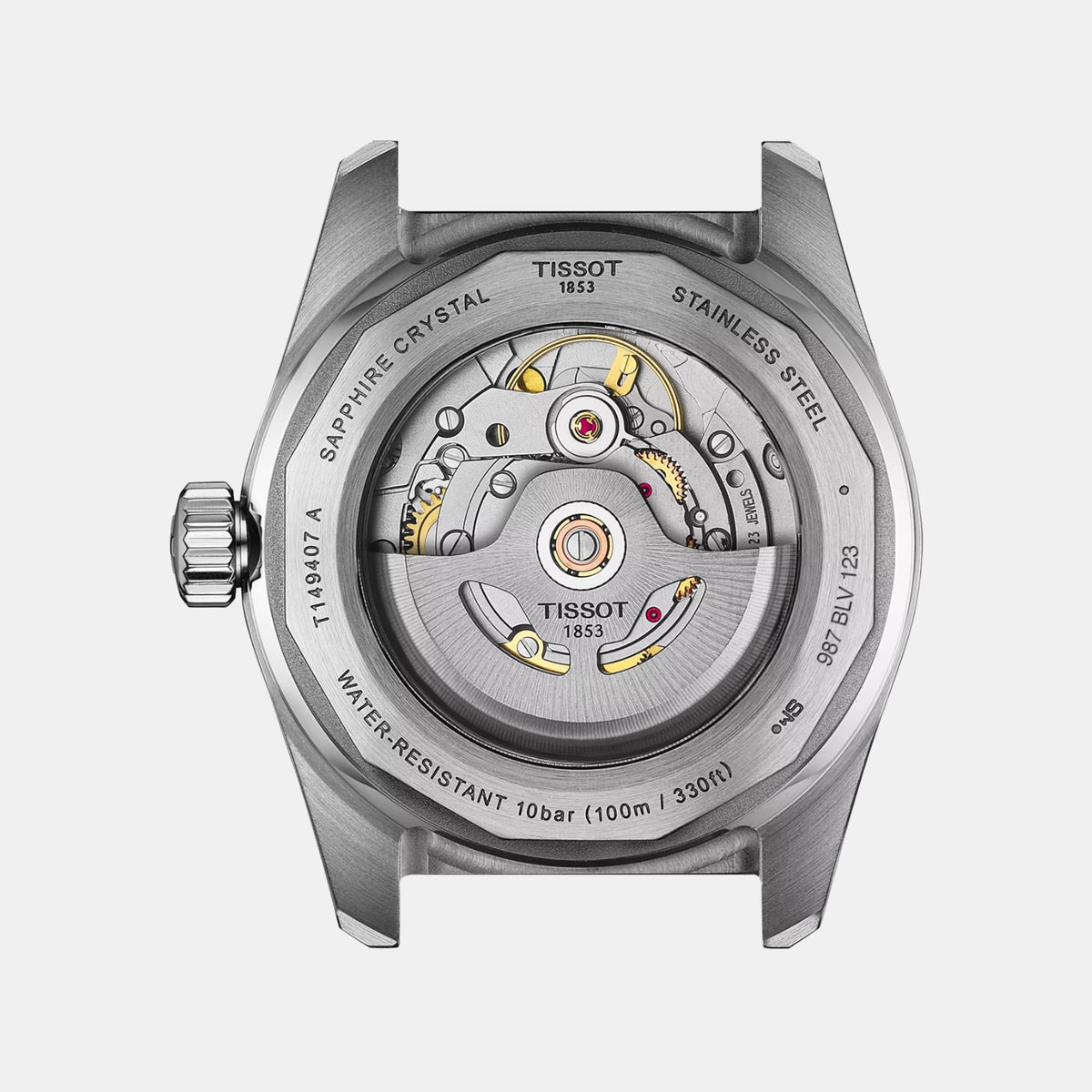 PR 516 Unisex Automatic White Dial Analog Stainless Steel Watch T1494072201100
