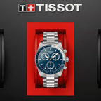 PR 516 Men Quartz Blue Dial Chronograph Stainless Steel Watch T1494171104100