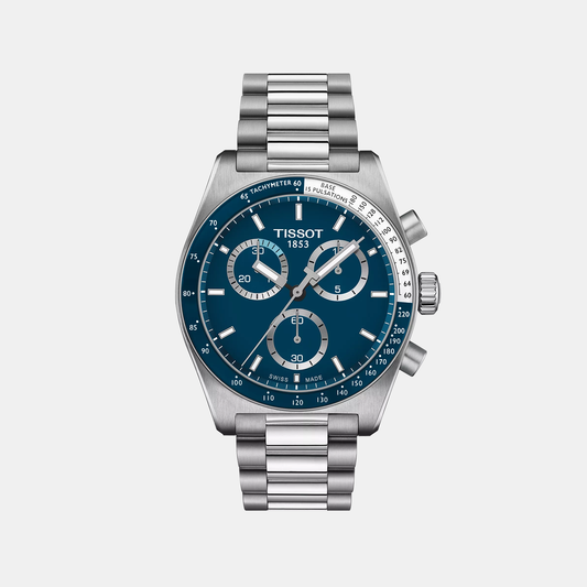 T-Sport Men Chronograph Blue Dial Quartz Stainless Steel Watch T1494171104100