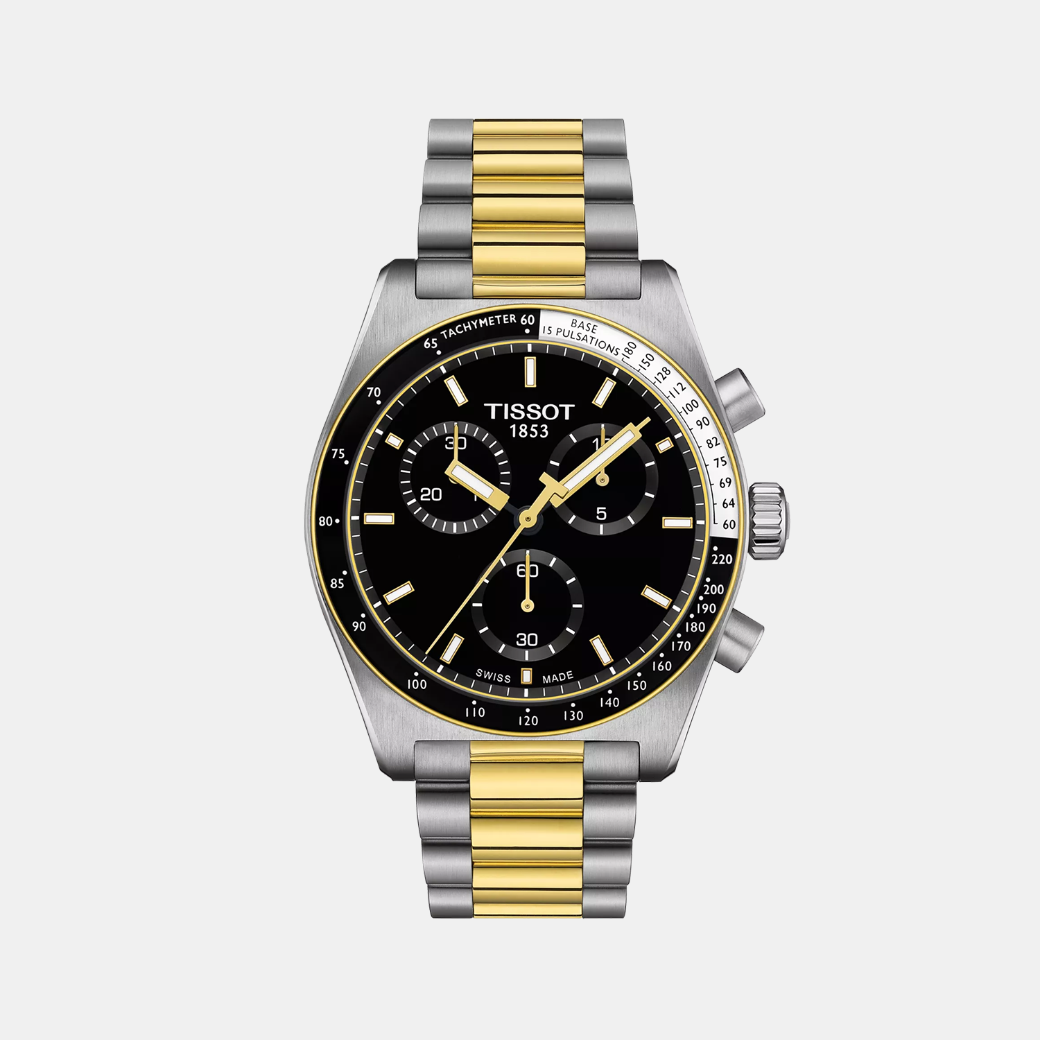 Tissot Round Black Chronograph watch