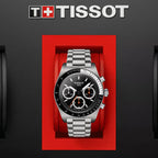 PR 516 Men Mechanical Black Dial Chronograph Stainless Steel Watch T1494592105100