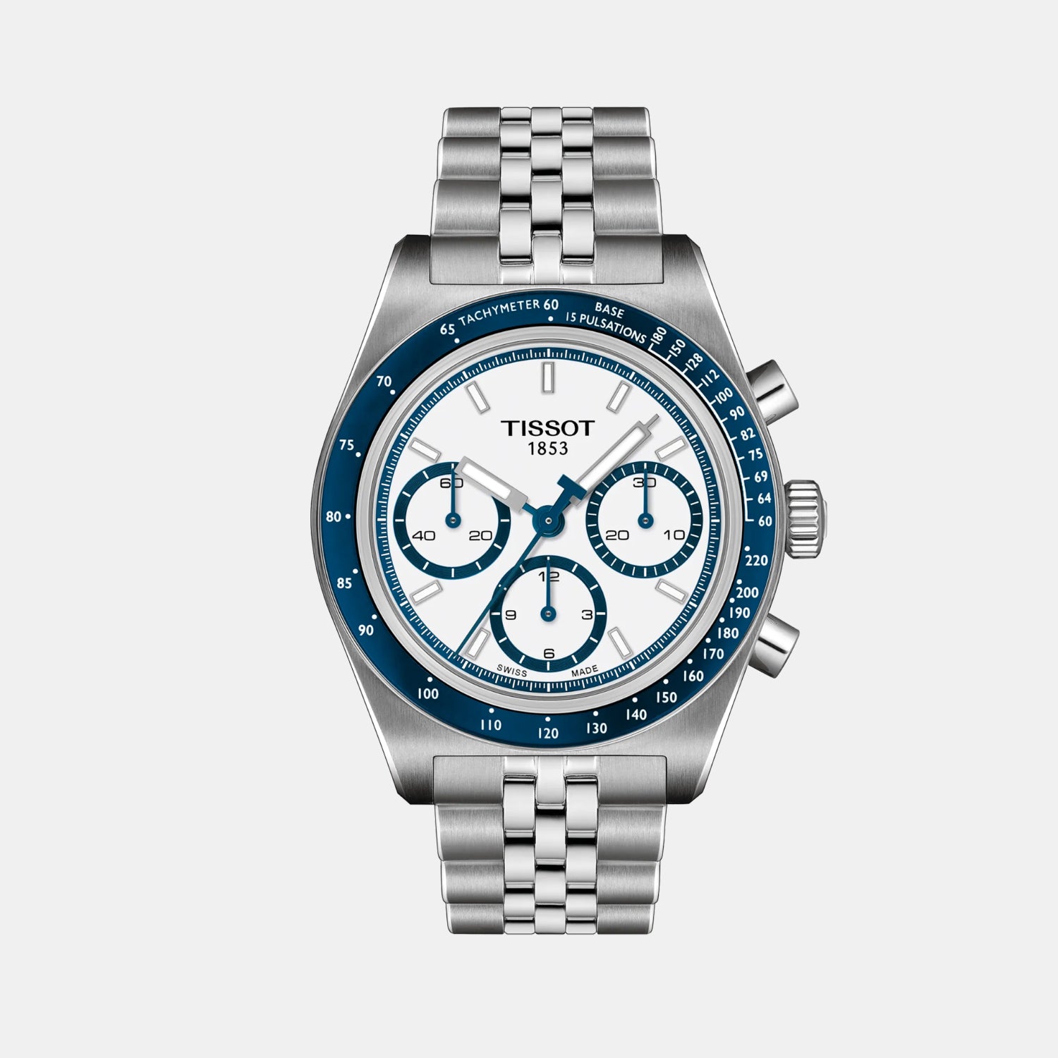 PR 516 Men Automatic White Dial Chronograph Stainless Steel Watch T1494621101100