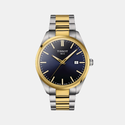 Tissot Round Blue Analog watch