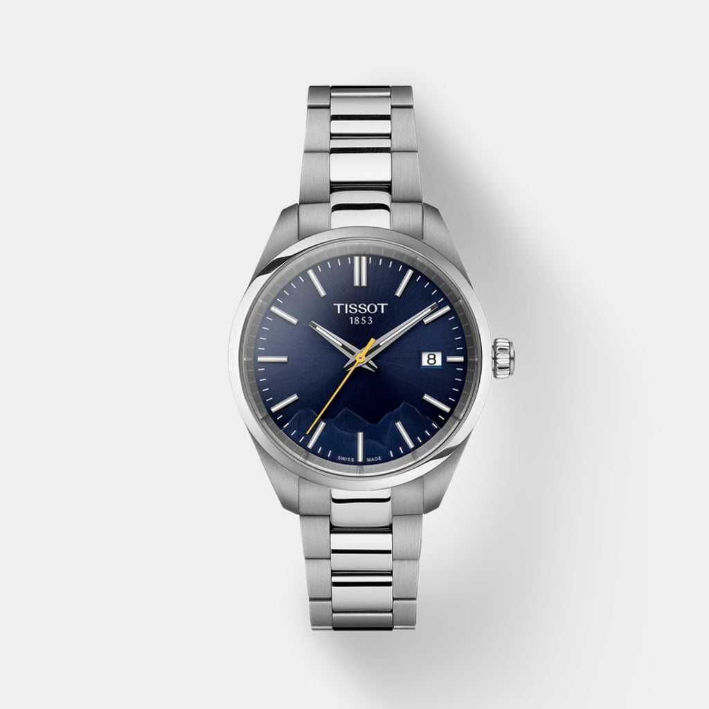 PR 100 Jungfraubahn Women Quartz Blue Dial Analog Stainless Steel Watch T1502101104101