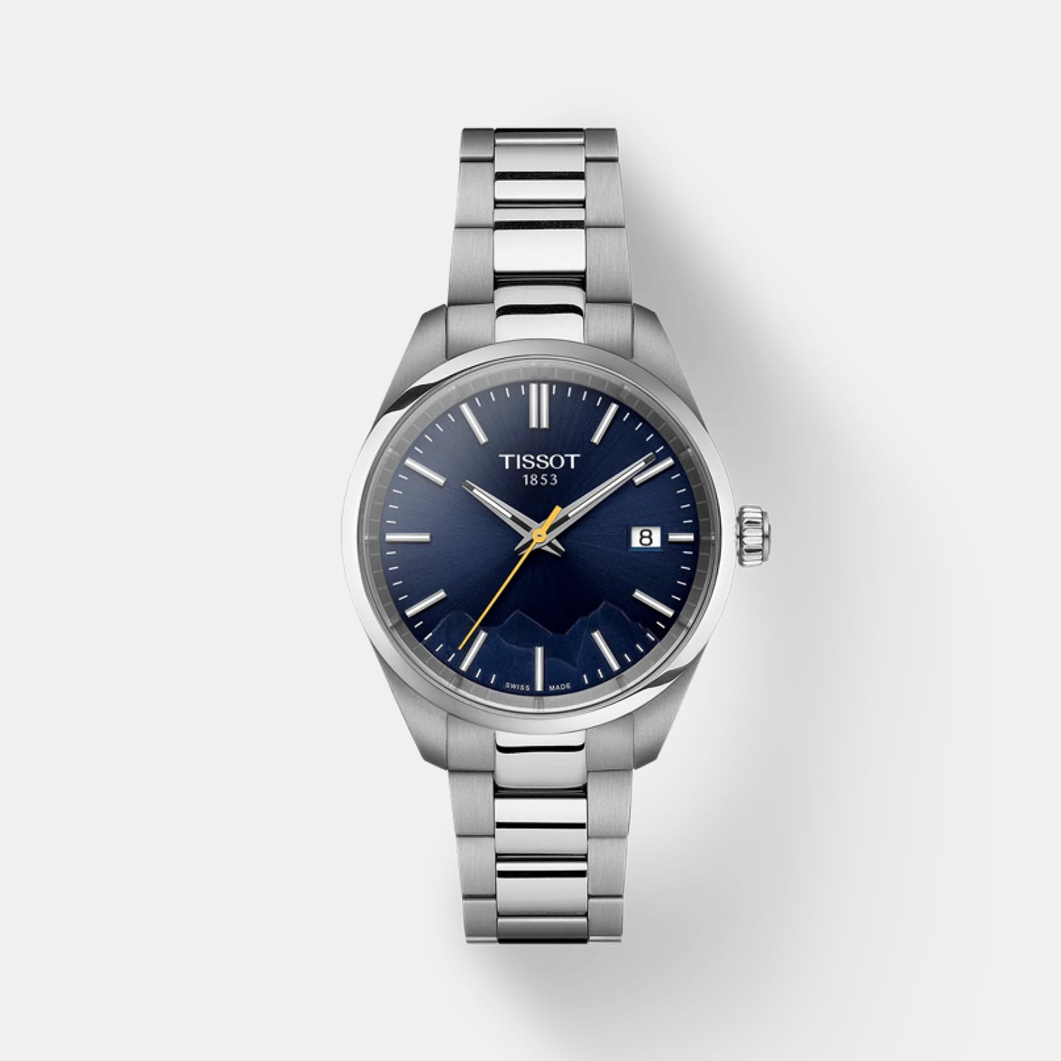 PR 100 Jungfraubahn Women Quartz Blue Dial Analog Stainless Steel Watch T1502101104101