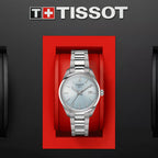 PR 100 Unisex Quartz Blue Dial Analog Stainless Steel Watch T1502101135100