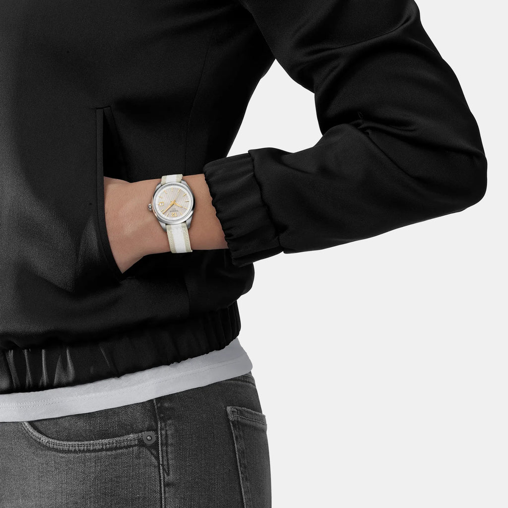 PR 100 Cycling Women Quartz Grey Dial Analog Fabric Watch T1502101703700
